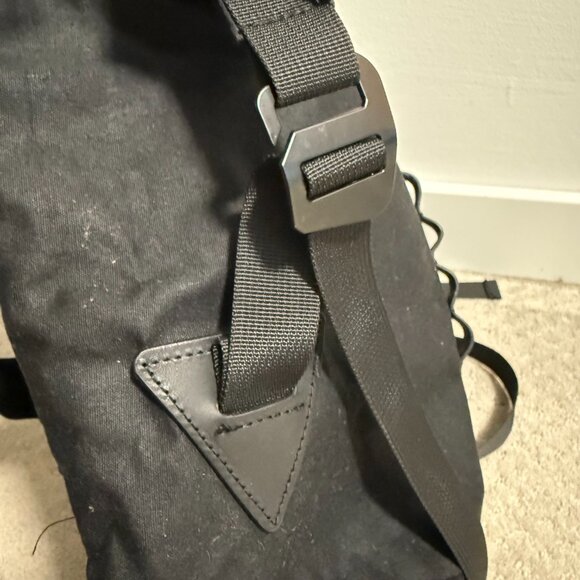 Tanner Goods Roll Top Lite Backpack, Black - Picture 5 of 8